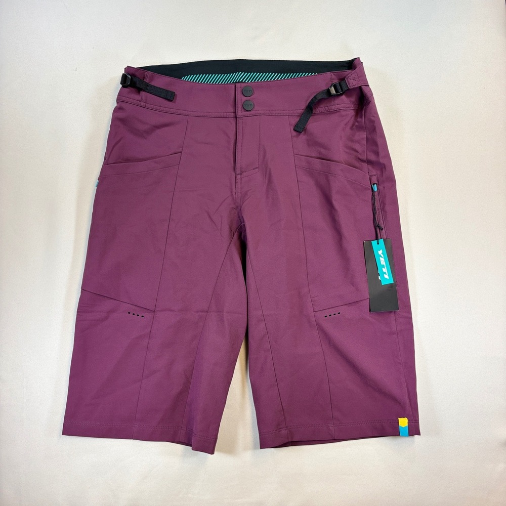 NEW Yeti Cycles Norrie 3.0 Short Womens Medium Purple MTB Stretch Biking Short